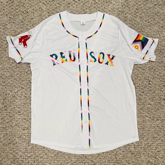 Boston Red Sox Pride Celebration Night Jersey- Size Large NWOT - Picture 2 of 6